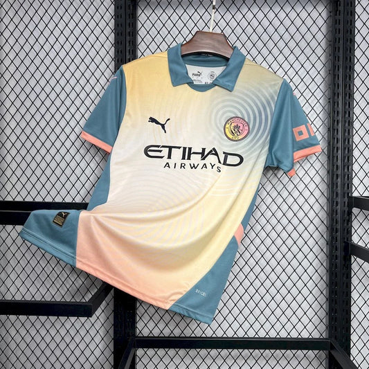 Camiseta Manchester City foot 2024 2025 Cuarta Equipación