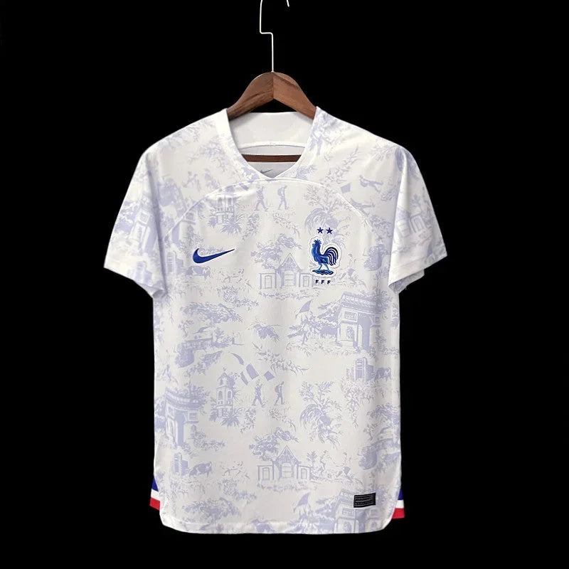 Camiseta Francia temporada 2022-2023 segunda equipación Copa Del Mundo
