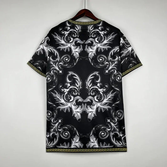 Camiseta Italia temporada 2023-2024 collab Versace negro