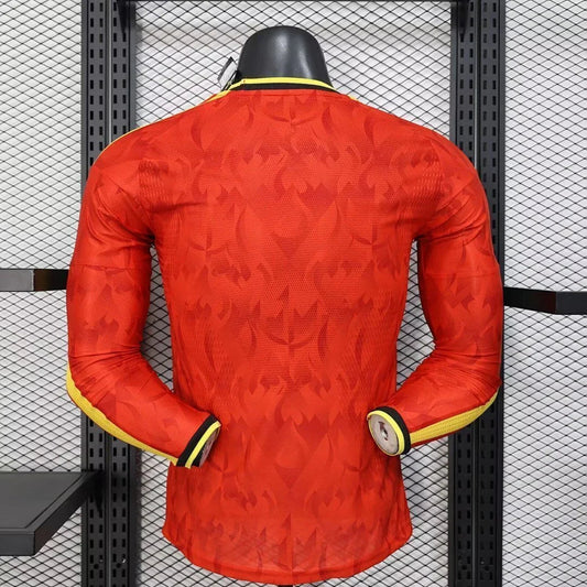 Camiseta Bélgica manga larga Copa Del Mundo 2026