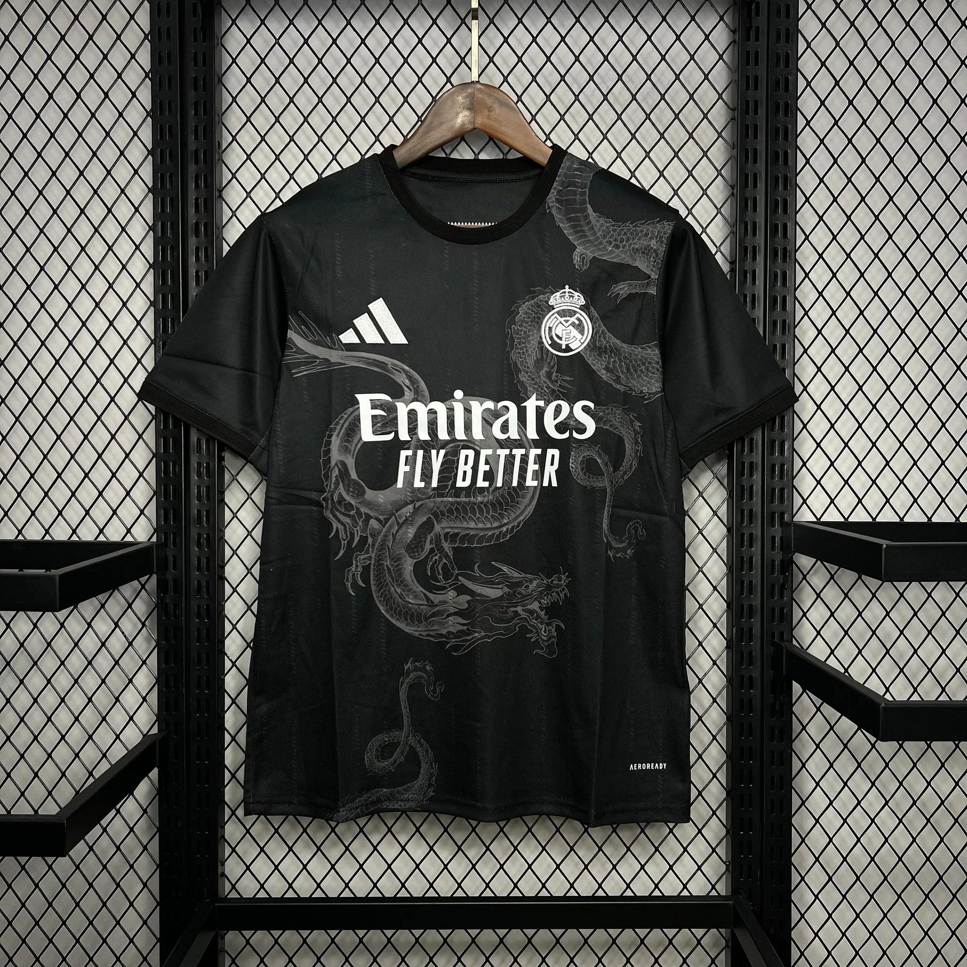 Camiseta Real Madrid foot 2024 2025 Negro