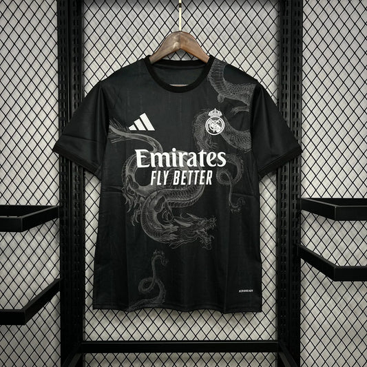 Camiseta Real Madrid foot 2024 2025 Negro