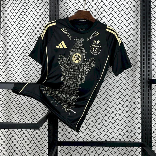 Camiseta Argelia negro 2025 2026