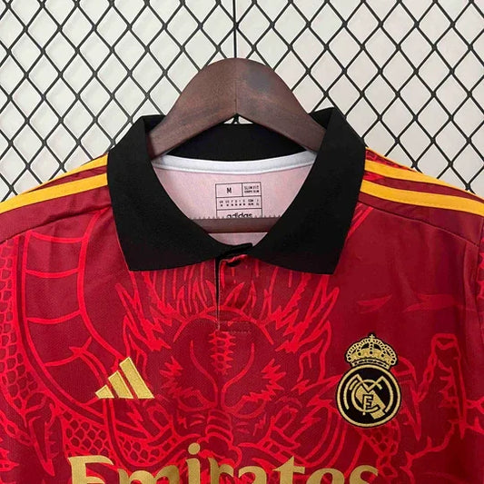 Camiseta 2024/25 Real Madrid Concepto Dragón Rojo
