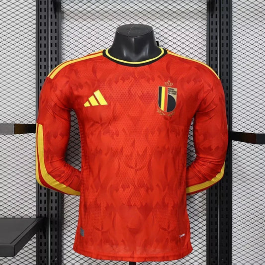 Camiseta Bélgica manga larga Copa Del Mundo 2026