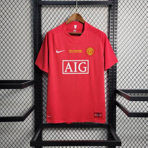 Camiseta Retro Manchester United Primera Equipación 2007-08