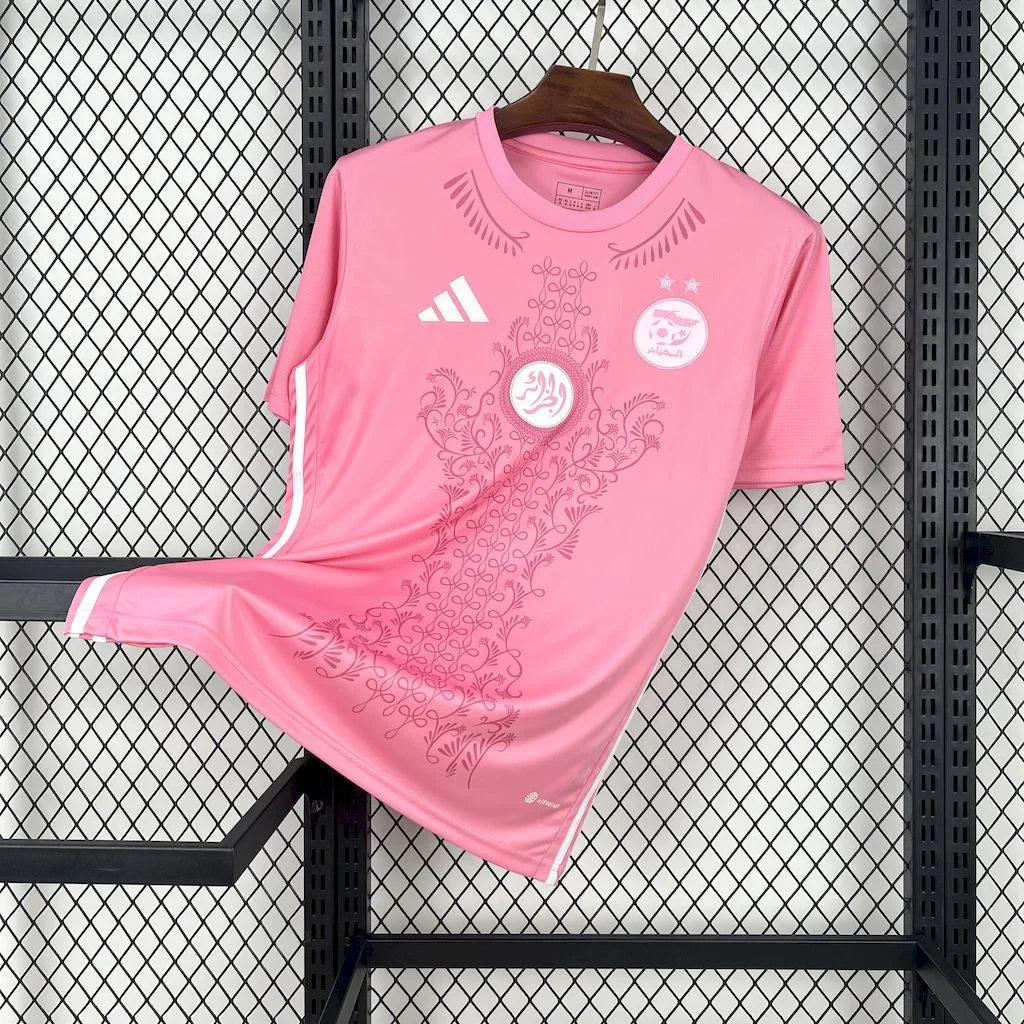 Camiseta Argelia foot rosa 2025 2026