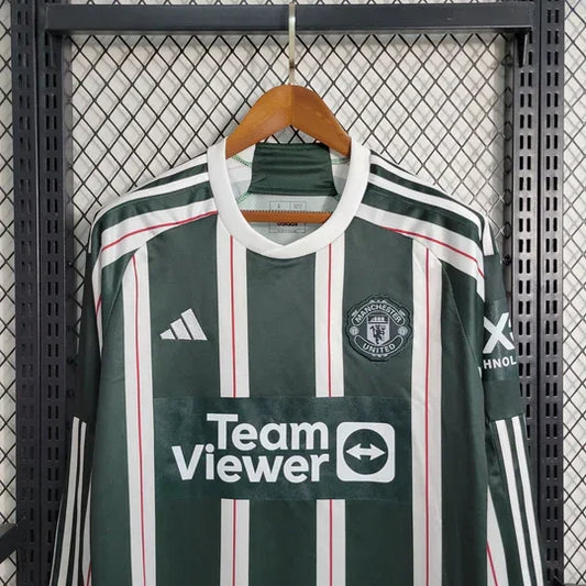 Camiseta Manchester United segunda equipación 2023 2024 manga larga