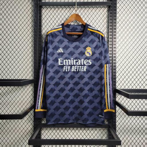 Camiseta Real Madrid segunda equipación 2023 2024 manga larga