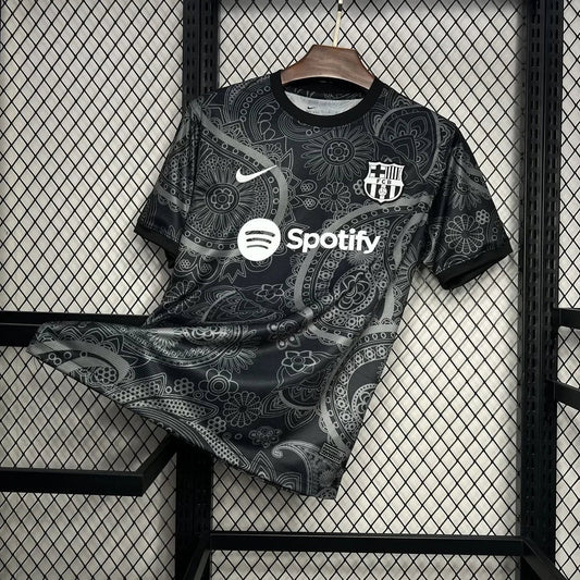 Camiseta foot FC Barcelona negro concepto 2024 2025