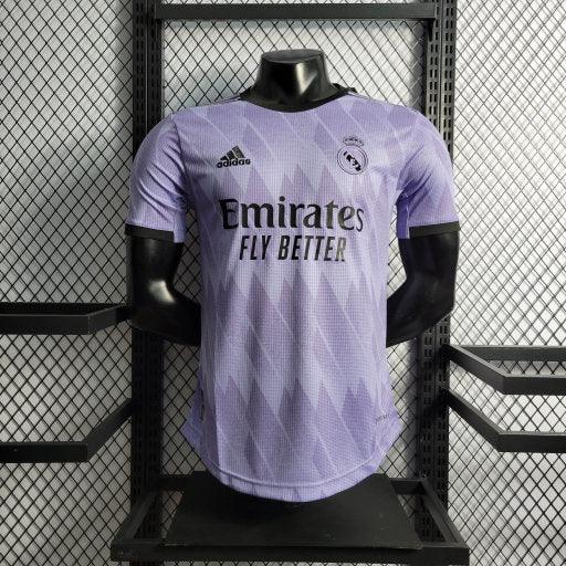 Camiseta Real Madrid temporada 2022-2023 segunda equipación away violeta