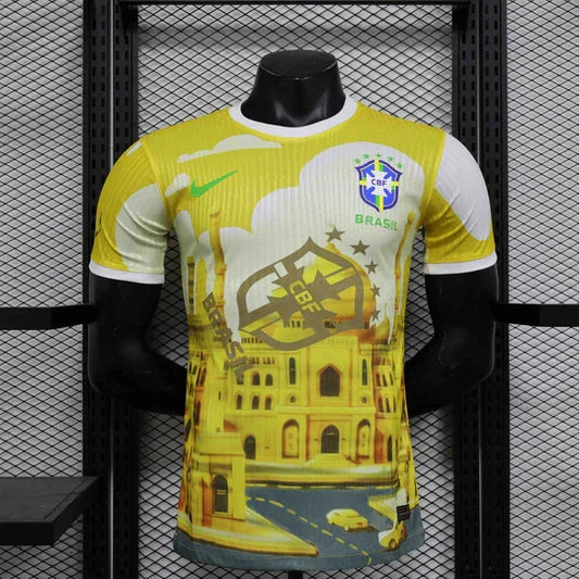 Camiseta Brasil Concepto 2025 Amarillo