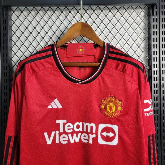 Camiseta Manchester United 2023 2024 Manga Larga
