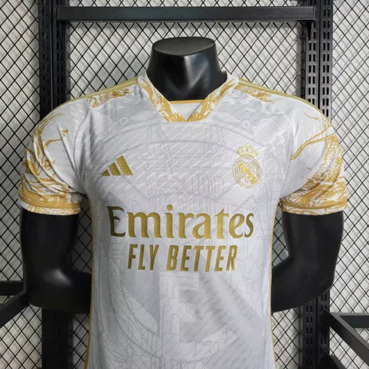 Camiseta Real Madrid temporada 2023-2024 edición limitada dorado
