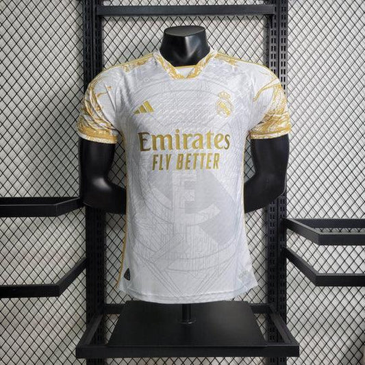 Camiseta Real Madrid temporada 2023-2024 edición limitada dorado