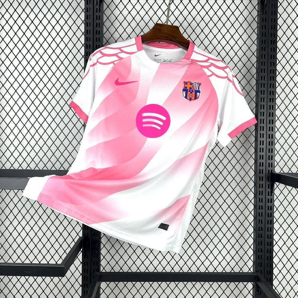 Camiseta FC Barcelona Concepto Rosa & Blanco 2025-26