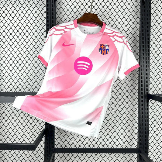 Camiseta FC Barcelona Concepto Rosa & Blanco 2025-26