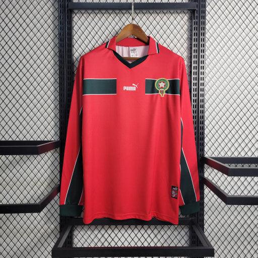 Camiseta Marruecos Retro 98 Manga Larga