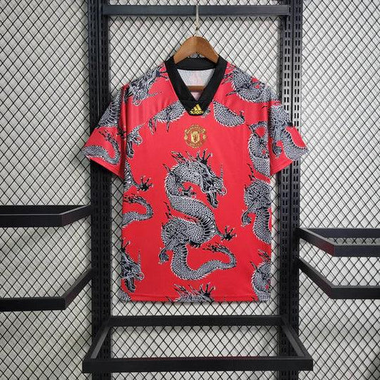 Camiseta Foot Manchester United Retro 2019 2020 Japón Dragón