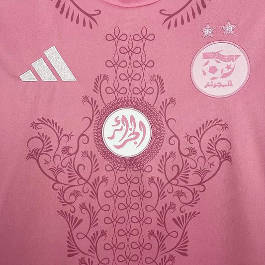 Camiseta Argelia foot rosa 2025 2026
