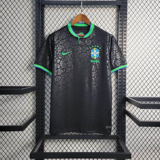 Camiseta 22/23 Brasil Leopard Negro
