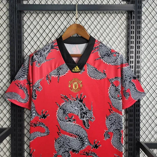 Camiseta Foot Manchester United Retro 2019 2020 Japón Dragón