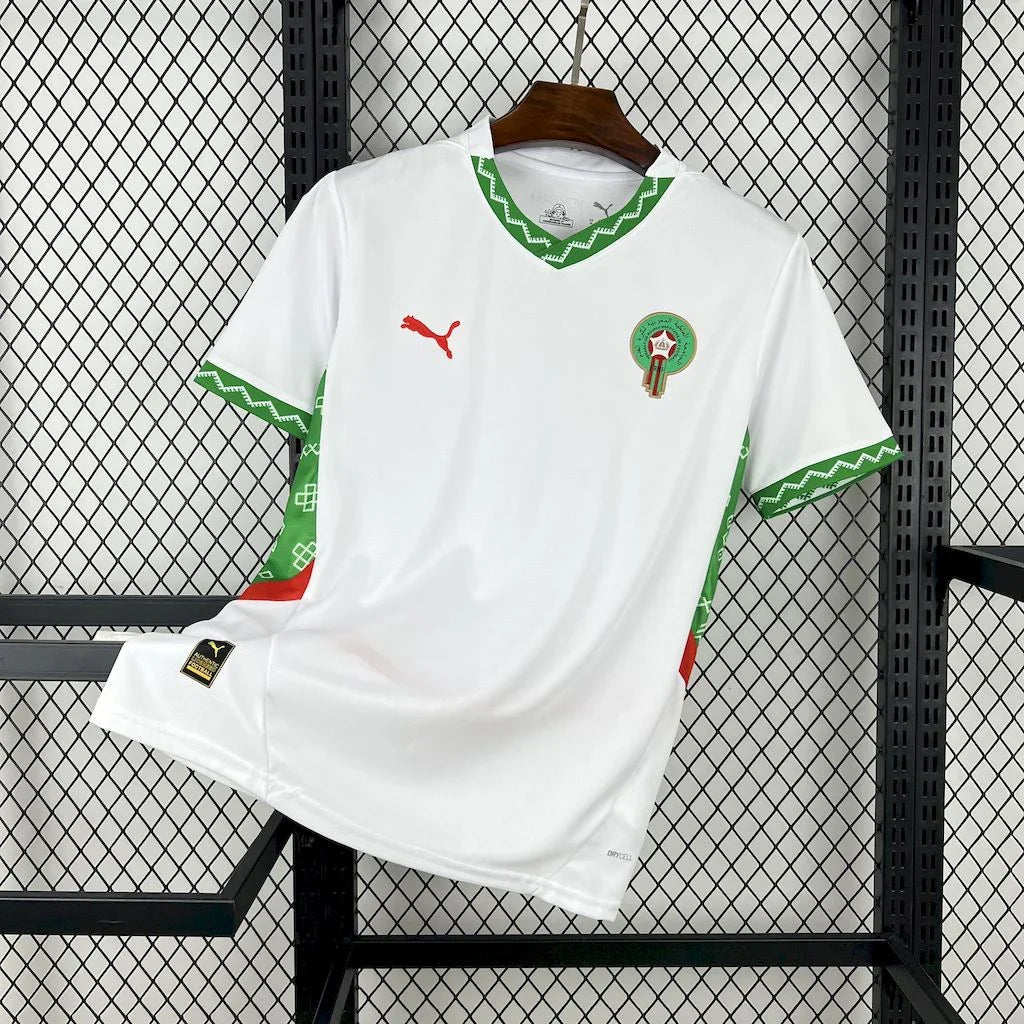 Camiseta Marruecos Segunda Equipación Blanco CAN 2025-26