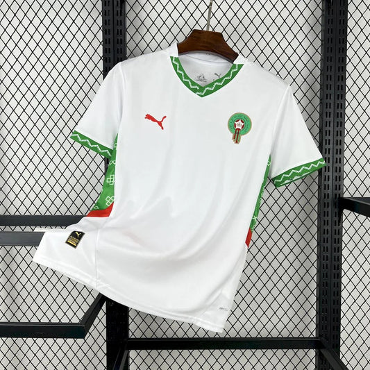 Camiseta Marruecos Segunda Equipación Blanco CAN 2025-26