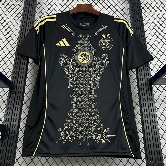 Camiseta Argelia negro 2025 2026