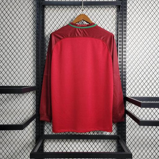 Camiseta Portugal 2016 manga larga retro