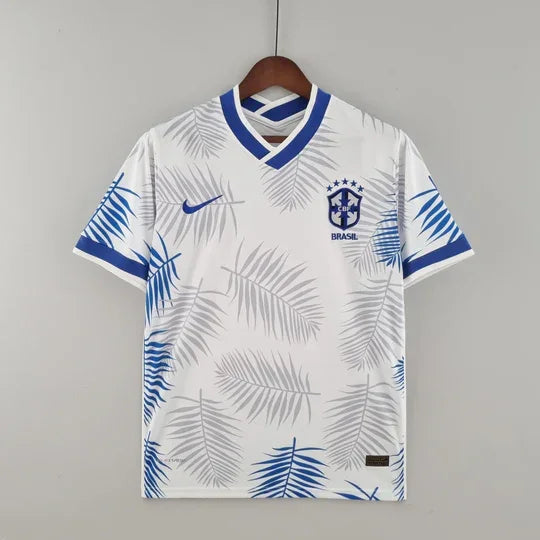 Camiseta Brasil temporada 2022 edición especial blanco et azul