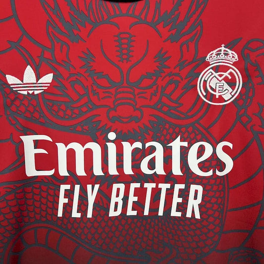 Camiseta Real Madrid foot concepto rosa 2024 2025
