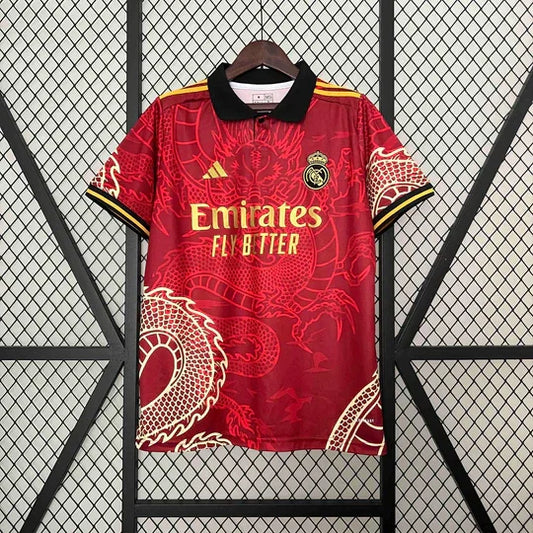 Camiseta 2024/25 Real Madrid Concepto Dragón Rojo