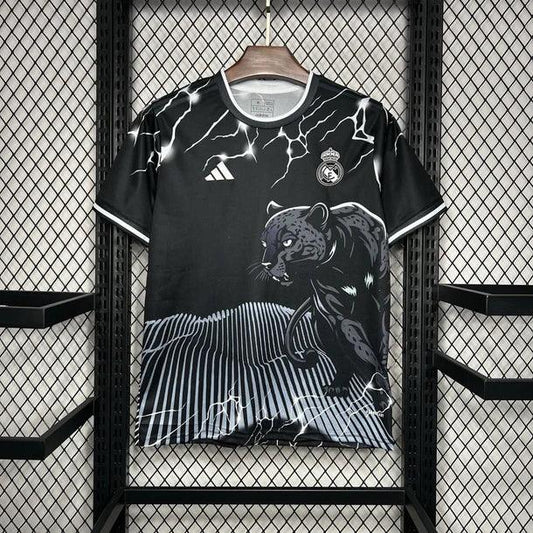 Camiseta Real Madrid Negro & Gris Pantera 2024/25