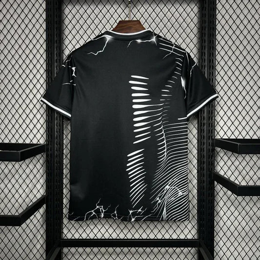 Camiseta Real Madrid Negro & Gris Pantera 2024/25