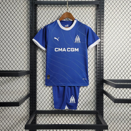 Kit Júnior Olympique de Marsella Segunda Equipación 2023 2024