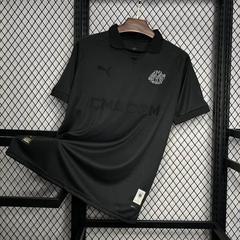 Camiseta Olympique de Marsella foot 125 ans 2024 2025 OM negro