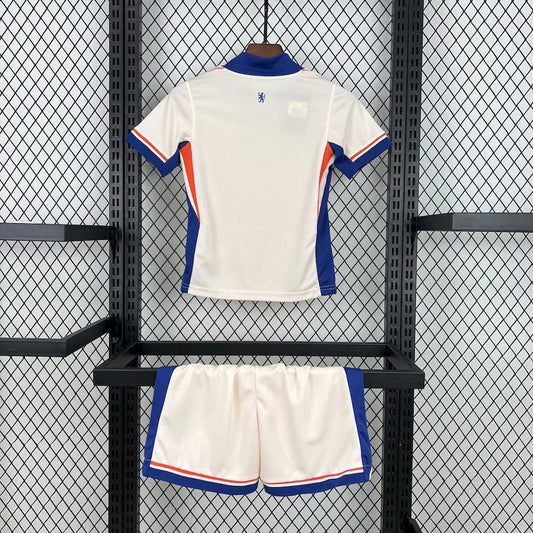 Kit Júnior Chelsea segunda equipación 2024-25