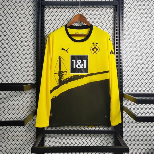 Camiseta Dortmund 2023 2024 Manga Larga