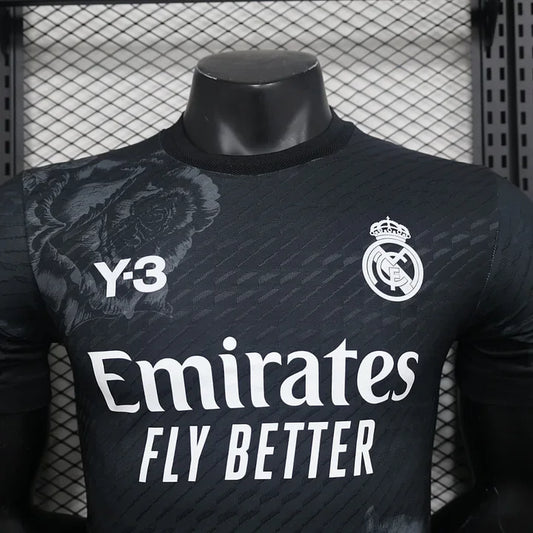 Camiseta Real Madrid foot Y3 negro 2024 2025