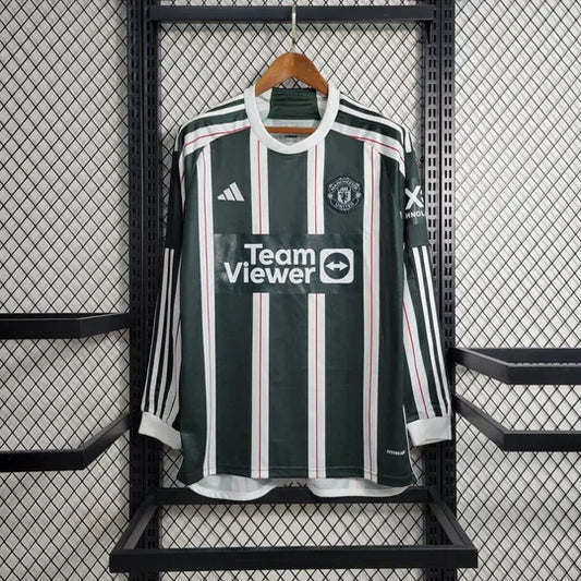 Camiseta Manchester United segunda equipación 2023 2024 manga larga