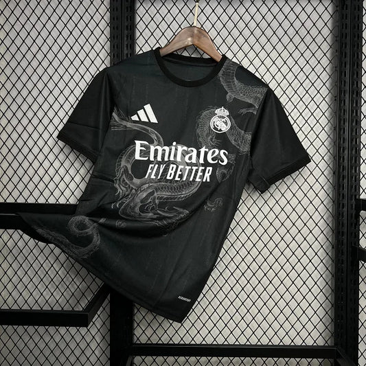 Camiseta Real Madrid foot 2024 2025 Negro
