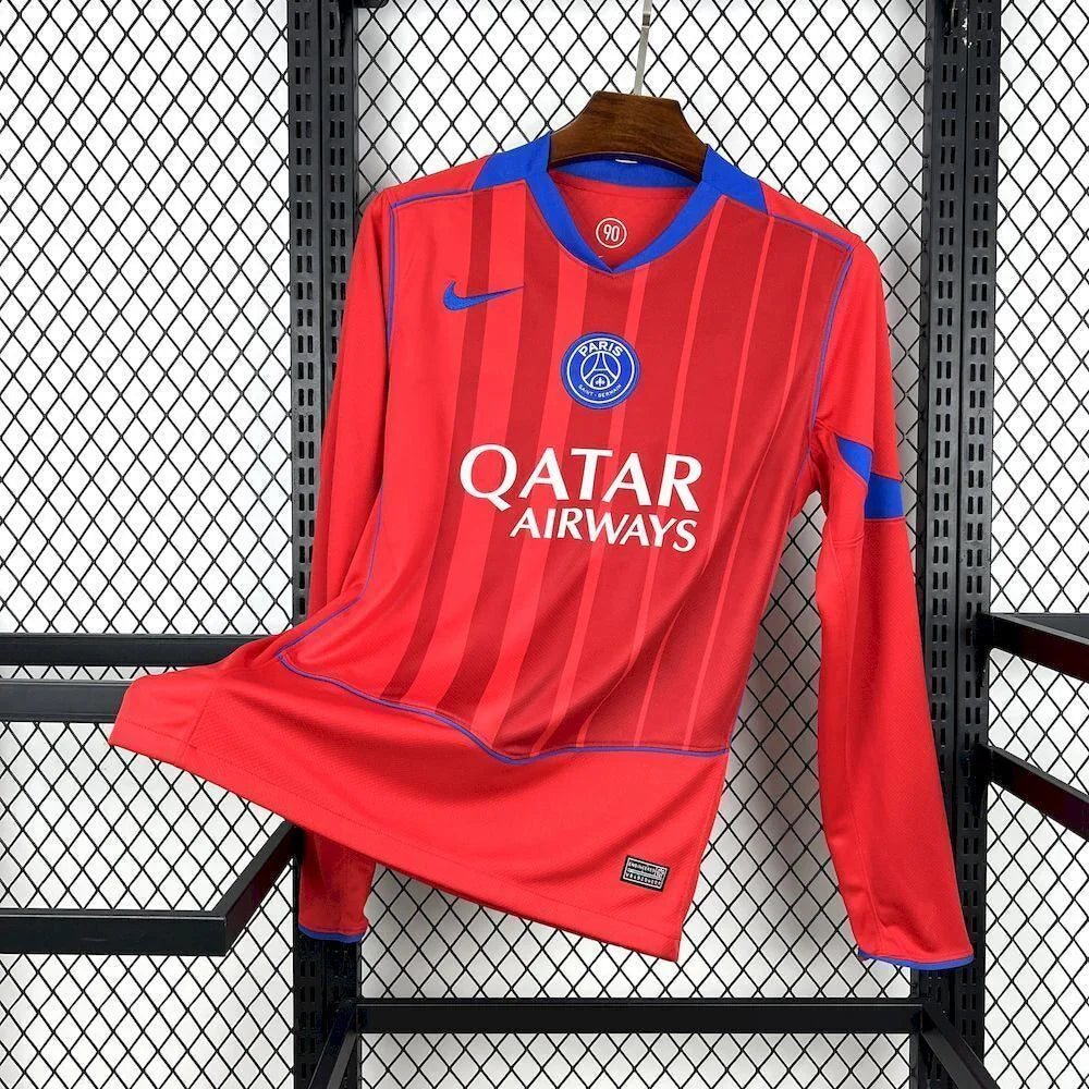 Camiseta Manche Longues PSG rojo
