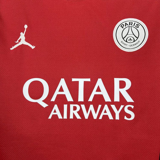 Camiseta Manche Longues PSG Rojo